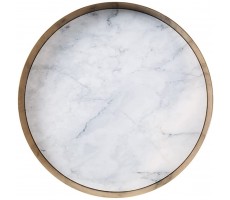 HEALLILY Marble Round Ring Holder Jewelry Plate Creative Jewelry Trinket Dish Necklace Earrings Rings Jewelry Display Organizers - BIQH1NLQS