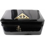 Harry Potter Wizarding World Deathly Hallows Zip Around Travel Jewelry Box Jewelry Organizer Officially Licensed - BU7UQRMUW