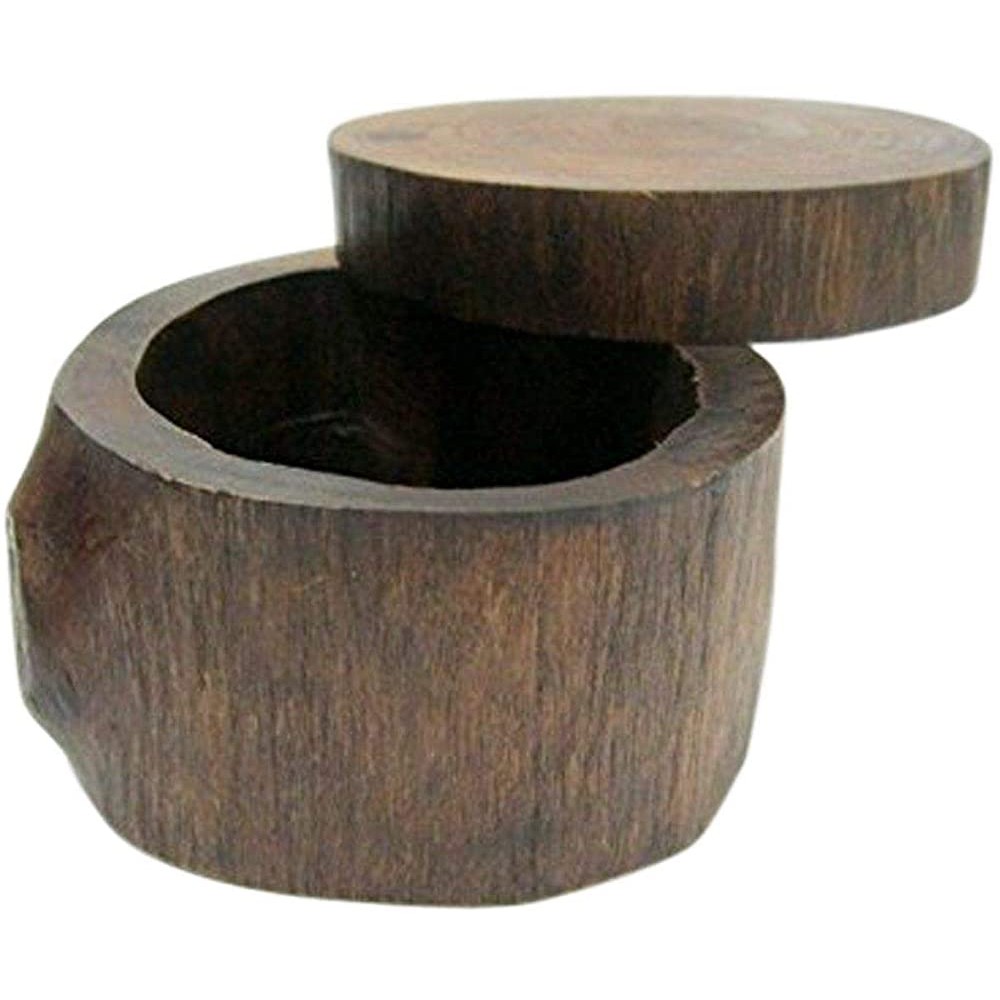 Trust TRUSTSHOP Wooden Ring Box Handmade Antique Wedding Ring Case Gift - BQIH8O5F7