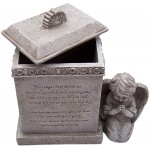 Cherub Memorial Box with Verse 8 1 2 Inch - B0VRVHIDI