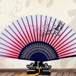 Folding Fan Women Hand Fan Lace Fans with Tassel Womens Hollowed Bamboo Hand Holding Fans for Wall Decoration Wedding Party Gift Home Decoration Ornaments Decorations Applicable Home - BQ70D6UFT
