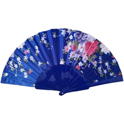 Hysiwen 12-Piece Colorful Folding Hand Fan Retro Chinese Bamboo Silk Folding Fan Suitable for Parties Weddings Dancing Role Playing and Other Decorative Gifts. - BNXW2P9I7