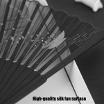 ZYCSKTL Chinese Fans Folding Fan,Elegant Retro Star Print Ladies Hand Fan Portable Small Handmade Fan Exquisite Tassel Decoration Color : E Size : 38cm1 - B090R5QF7