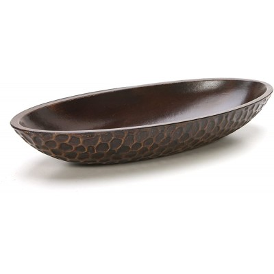 Hosley Honeycomb Wood Decor Bowl is 14.3 Inch Long for Orbs or Dried Potpourri and is an Ideal Gift for Library Den Dorm Home Weddings Spa Reiki Meditation O3 - B3AHZXP83