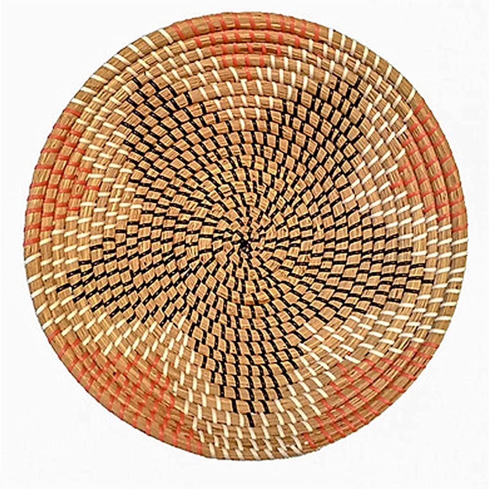 King Carpets Many Style Color Boho Wall Basket Hanging Wall Basket Seagrass Decorative Bowl Decor for Living Room or Bedroom Unique Wall Art Style C34 10 - B2AATXLYH