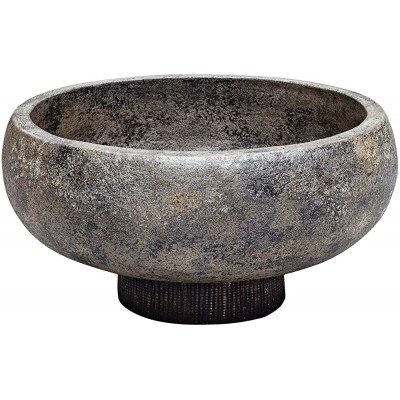 Uttermost Brixton 14" Wide Black Terracotta Modern Decorative Bowl - BPZOSOTYY