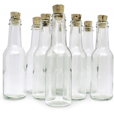 Glass Bottles & Corks for Message in a Bottle Invitations & Announcements Bulk Glass Bottles Glass Bottles with Cork… 12 Bottles - BSU7I46JS