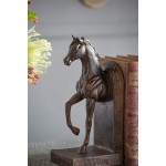 A&B Home Decorative Display Set of 2 Trotting Horse Bookends Decoration Library Office Home Décor Book Shelf Accent 11 inch - BCOB84MUG
