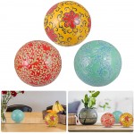 BESPORTBLE 3pcs Decorative Porcelain Balls Porcelain Orbs Decorative Balls Small Ceramic Spheres for Bowls Vases Fish Tank Home Decorations - BZW1AFRFD