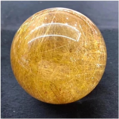 Natural Reiki Chakra Crystal 1PC 60mm Natural Yellow Calcite Crystal Decorative Ball Size : 6-6.5cm - B7SLLF4Q0
