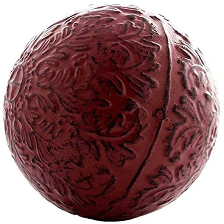 Red Metal Decorative Sphere - B1A44PPTF