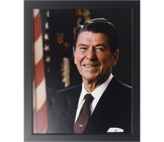 Historical Photos President Ronald Reagan Official Portrait Framed 8x10 Photo - BWGE8AZ9K