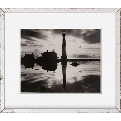 INFINITE PHOTOGRAPHS Photo: Cape Hatteras Lighthouse North Carolina NC 1938 | Vintage Black & White - B6COY6F93
