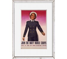 INFINITE PHOTOGRAPHS Photo: Join,Navy Nurse Corps,Apply,Red Cross Recruiting Station,Women,Military,ads,1944 - BNIGT7U5E