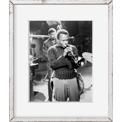 INFINITE PHOTOGRAPHS Photo: Miles Davis | Playing Horn | Musician | 1960 | Historic Photo Reproduction | Home Decor - BQPXZ8AW0