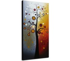 Wieco Art Life Tree Large Vertical Wall Art Modern Abstract Flowers 100% Hand Painted Floral Oil Paintings on Canvas Wall Art Work Ready to Hang for Dining Room Kitchen Home Decor XL - BWTNMDF52