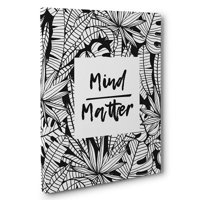 Mind Over Matter Motivational Canvas Wall Art - B4KY5MLDH