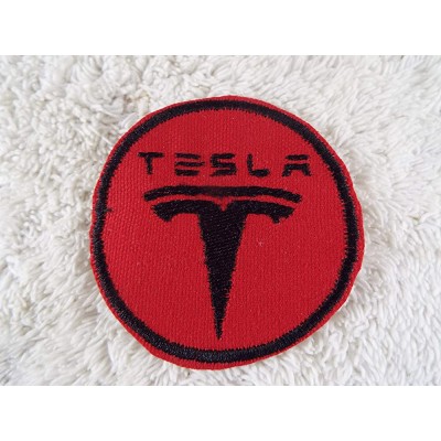 TESLA Car Logo Emblem Embroidered Iron-on Patch - BKVS88FYQ