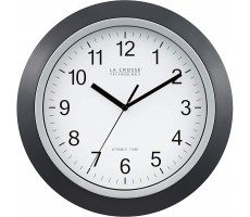 La Crosse Technology WT-3129B 12 Inch Atomic Analog Wall Clock Black - BWCX0192E