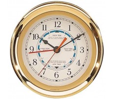 Brass Captain Tide & Time Clock - BNCHF974Q