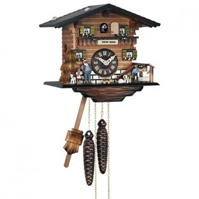 Quartz Cuckoo Clock with Music and Heidi Design 8 Inch - B51E05VRW