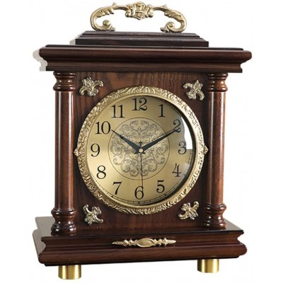 YUHUAWF Table Clock Retro Desk Clock Living Room Clock Home Pendulum Desktop Silent Classical Clock Desktop Desk Clock Decorative Pendulum Clock Decor Clocks - BD2PRYX62