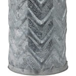 Deco 79 98146 Decorative Iron Milk Jugs Set of 3 13 x 17 x 18 Gray - B9EVAEEI9