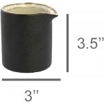HomArt 7771-2 Dominic Pitcher 3-inch Diameter Ceramic Black - BWYPTFXX7