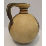 Latin American Sd Original Ceramic Pottery Pitcher w Bird & Snake Designs 12 T - B0E097N59