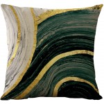 WOMHOPE Set of 4 Vintage Geometric Decorative Throw Pillow Covers Pillow Cases Cushion Cases 18 x 18 Inch for Living Room,Couch and Bed Green - B4493ZCTU