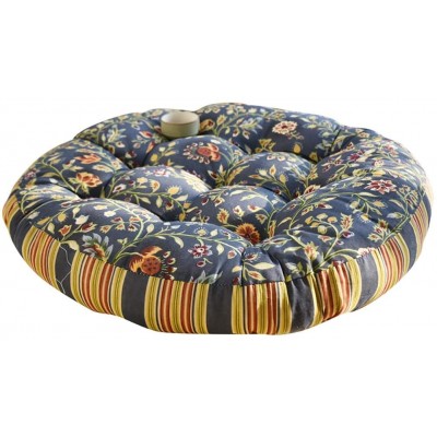 BNSDMM Japanese-Style Beautiful Hip Cushion Cotton Linen Futon 8cm Thick Round Cushion Balcony Bay Window Tatami Floor Meditation Chair Pads  Color : A  - BM1GSWRNV