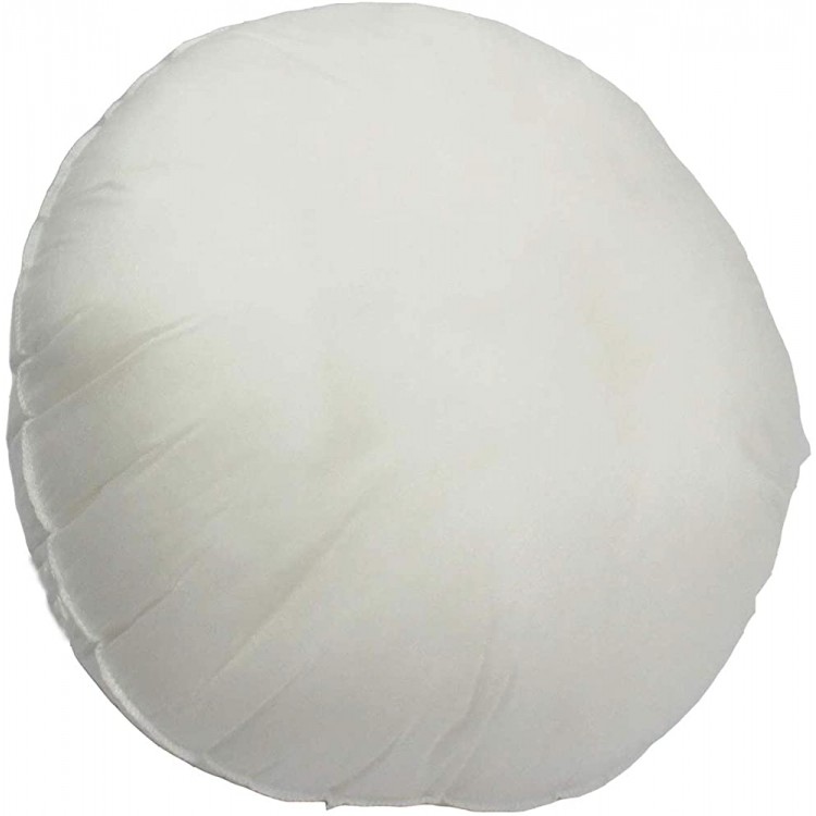 Mybecca 18 inch Round Pillow Sham Stuffer White Pillow Insert for 16 or 15 Pillow Cover - B925203I9