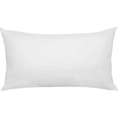 Pal Fabric 12"x24" Rectangular Oblong Lumber Pillow Insert for Sham or Decorative Pillow Made in USA 12x24 Microfiber - BIHCMN0PN