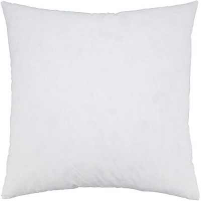 SARO LIFESTYLE Feather Pillow Insert 17" x 17" White - BI98UVB1T