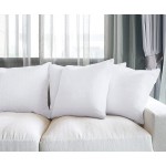 Utopia Bedding Throw Pillows Insert Pack of 4 White 16 x 16 Inches Bed and Couch Pillows Indoor Decorative Pillows - BX95K5020