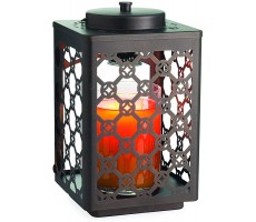 CANDLE WARMERS ETC Garden Candle Warmer Lantern for Top-Down Candle Melting Oil Rubbed Bronze - B9EURR7JQ