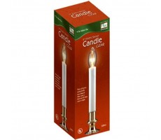 Holiday Wonderland 1528-88 9" Clear Brass Plated Electric Sensor Dawn to Dusk Window Candles Quantity 9 - BW0P8ZLM9