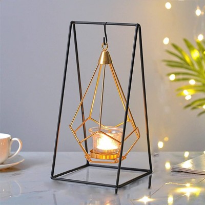 WYBFZTT-188 Table Decoration Candle Holder Metal Iron Romantic Household Candle Light Dinner Candle Holder Decoration Props Color : A Size : One - BB76TS26W
