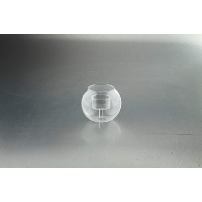 CC Home Furnishings 4.5" Clear Snifter Style Glass Tabletop Candle Holder - BZF26GFYZ
