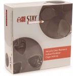 ASH-Stay Sealing Wind & Odor Resistant Indoor Outdoor Cigar Ashtray ASHSTAY: Seals in Odors and Ash Perfect for The Patio or Boat or Indoors Too Gun Metal - BUU8ZFJL0
