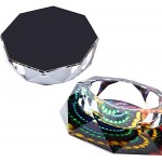 Cigarette Ashtray Ash Holder Case-Creative Crystal Cigarette Ashtray for Indoor or Outdoor Use Ash Holder for Smokers Desktop Smoking Ash Tray for Home Office Decoration Multicolor - BS4GG8300
