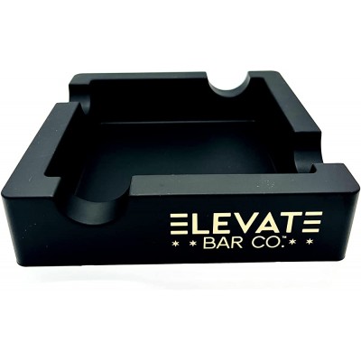 Elevate Bar Co.™ Shatterproof Silicone 4-Person Tray Built with Extra Wide Rest Holds 70+ Gauge Designed for indoor and outdoor use - BFDI86B8U