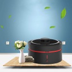Miumaeov Ashtray Purifier Round Black Portable Car Ashtray Smokeless to Remove Indoor Odor Negative Ion Air Purifier Odor Eliminator for Living Room Bedroom Office Car Suitable for Smokers - BHLAWCZTO