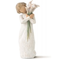 Willow Tree Beautiful Wishes Sculpted Hand-Painted Figure - B8MI3YQ3P