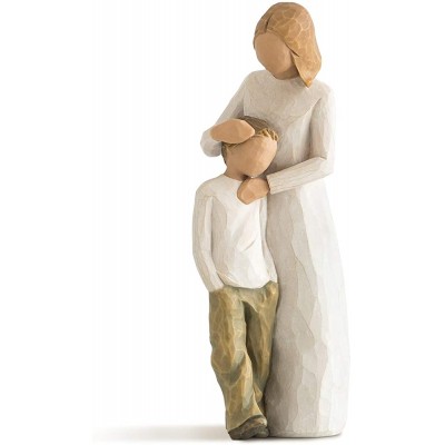 Willow Tree Mother and Son Sculpted Hand-Painted Figure - B9VU3FP1Z