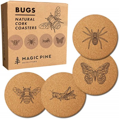 Bug Coasters Set of 4 - B3K23NVE9