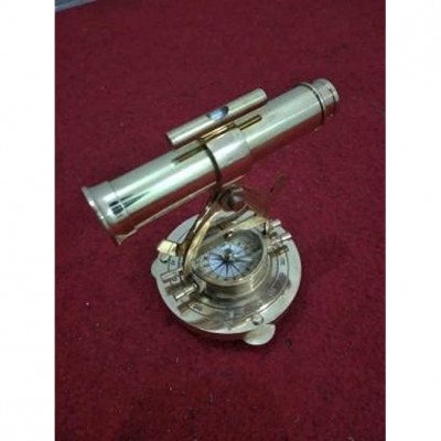 Brass Alidade Telescope with Base Compass - BCZCIP6MD
