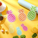 48 Pcs Tropical Punch Pineapples Accents Tropical Classroom Decor Pineapple Classroom Decor Tropical Punch Classroom Decor Pineapple Cutouts for Classroom Home Party Decor - B8MXIPJFI