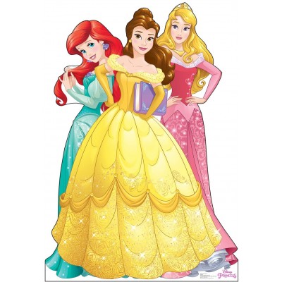 Advanced Graphics Princesses Group Ariel Belle and Aurora Disney Princess Friendship Adventures 65" x 45" - BUIPZ8NYX