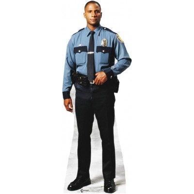 Cardboard People Policeman Life Size Cardboard Cutout Standup - B70OWZBZX